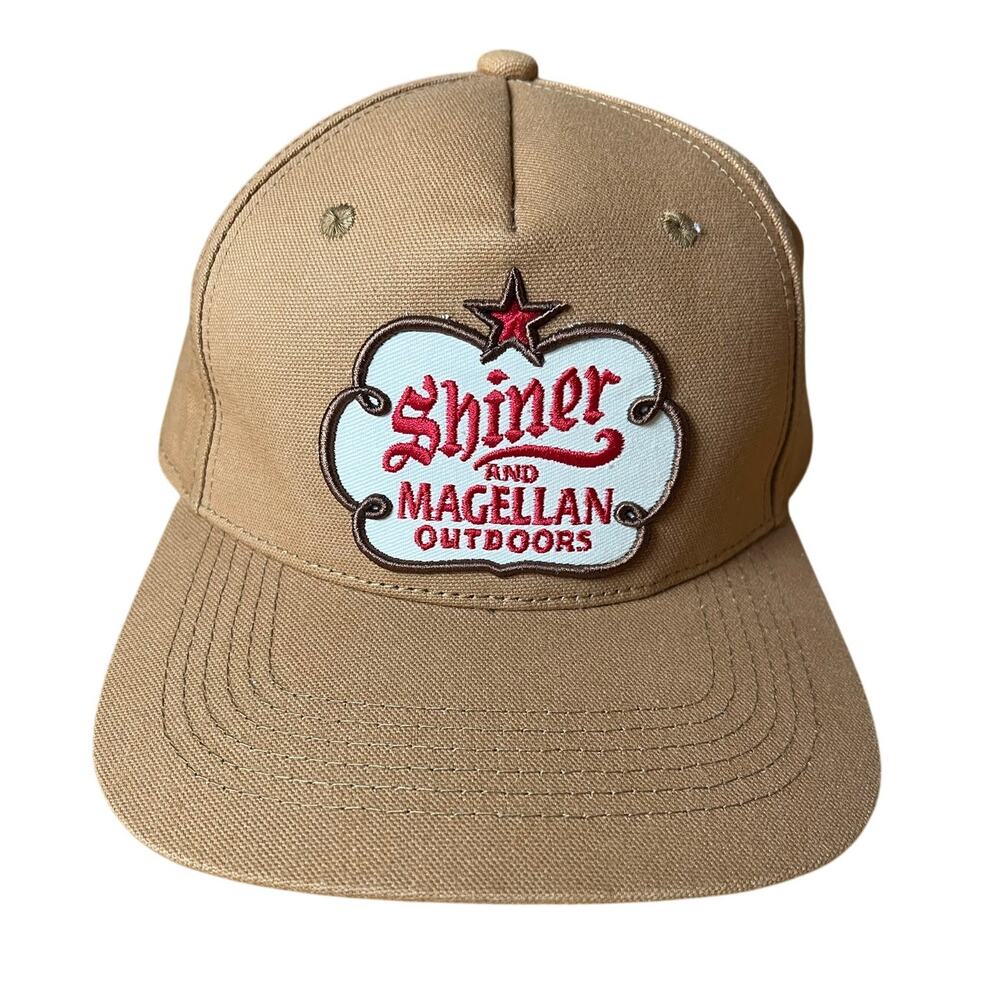 Magellan Outdoors & Shiner| NWT Canvas Cap Adjustable Embroidered